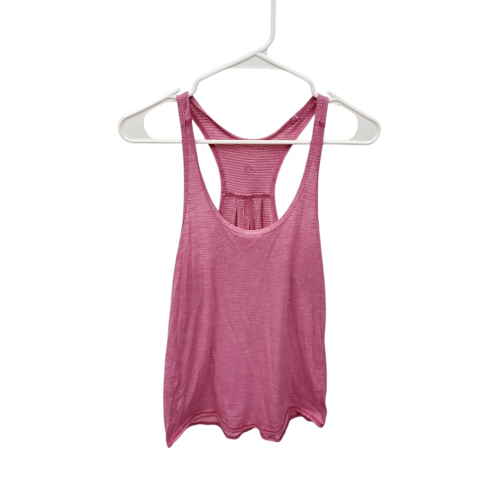 Lululemon Pink Yoga Salute The Sun Singlet II Tank Top Most Likely Size Small